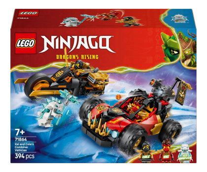 Klocki LEGO® LEGO NINJAGO 71864 Wielofunkcyjne pojazdy Kaia i Cole’a